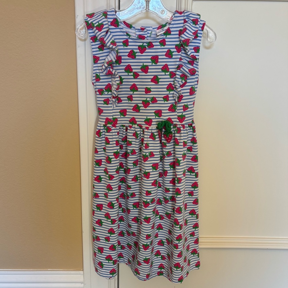 Florence Eiseman Knit Strawberry Striped Dress - Picture 2 of 6